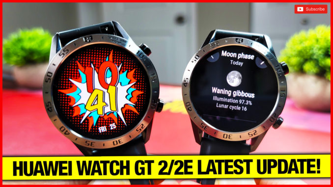 Huawei Watch GT 2 Latest update